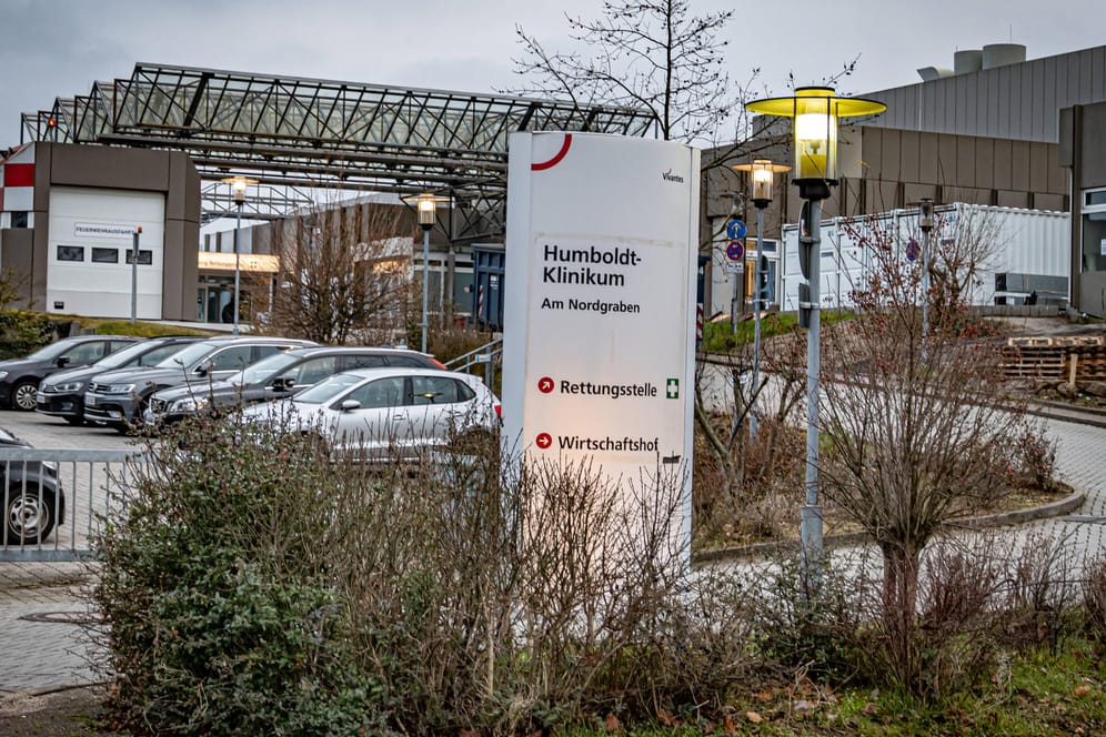 Humboldt-Klinikum in Berlin-Reinickendorf: Ein Person mit der südafrikanischen Corona-Mutation liegt hier isoliert.