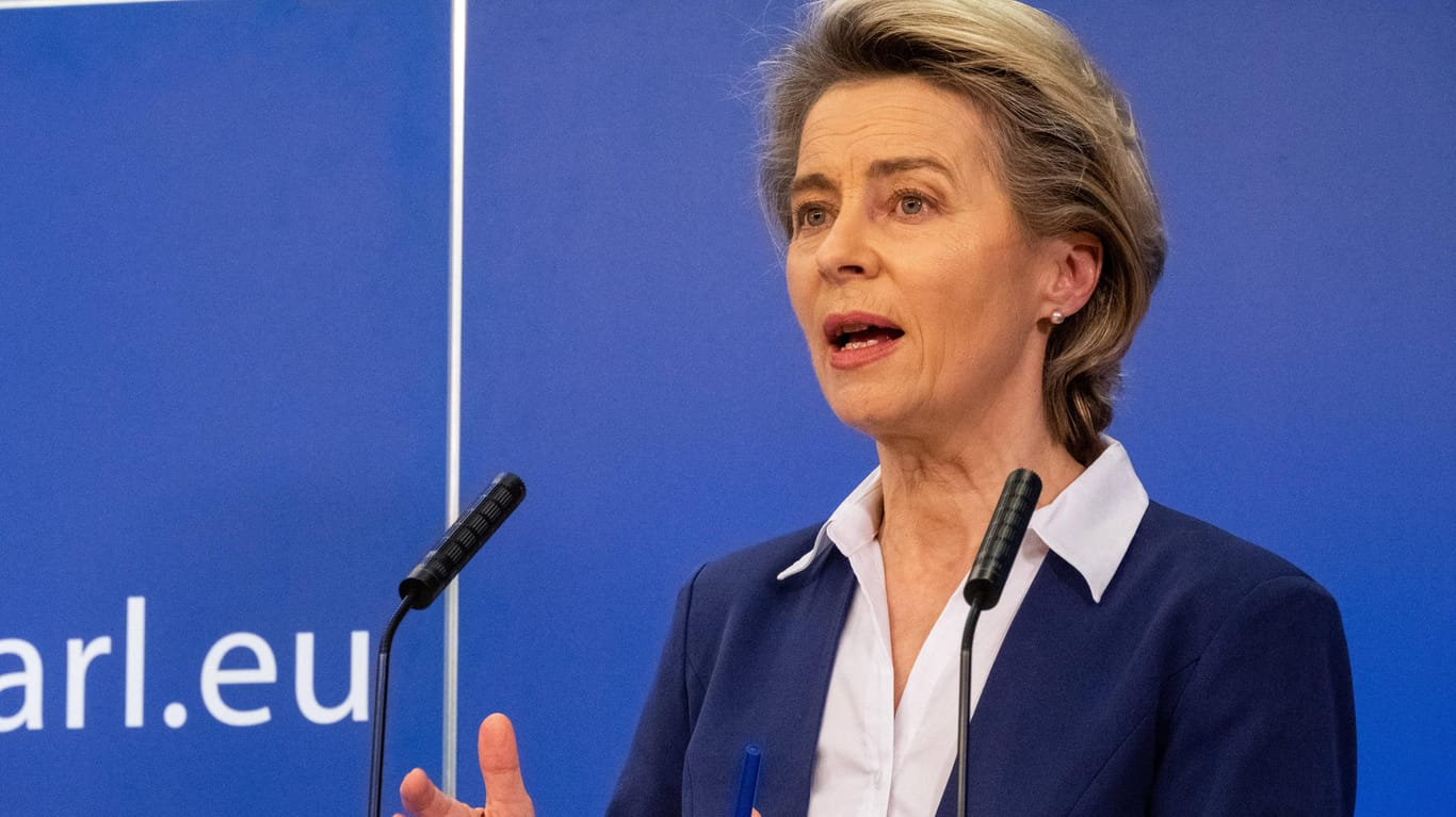 EU-Kommissionspräsidentin Ursula von der Leyen: Die Mitgliedsstaaten haben sich auf eine Verschärfung der Reisebeschränkungen geeinigt.