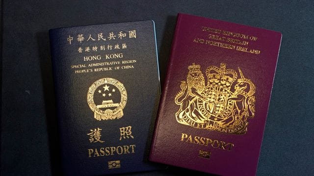 Peking will sogenannte BNO-Pässe künftig nicht mehr als Reisedokument und Identitätsnachweis akzeptieren. Peking will sogenannte BNO-Pässe künftig nicht mehr als Reisedokument und Identitätsnachweis akzeptieren.