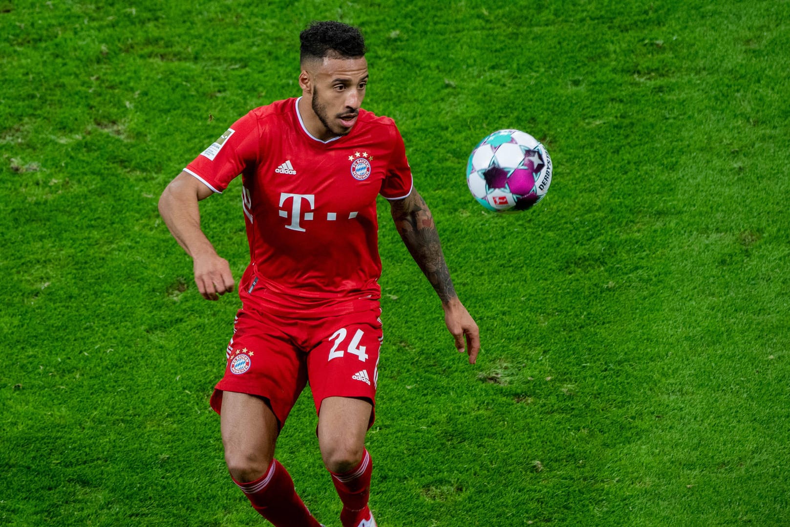 Corentin Tolisso: Der Bayern-Star soll beim Tätowierer gewesen sein und gegen die Corona-Regeln verstoßen haben.