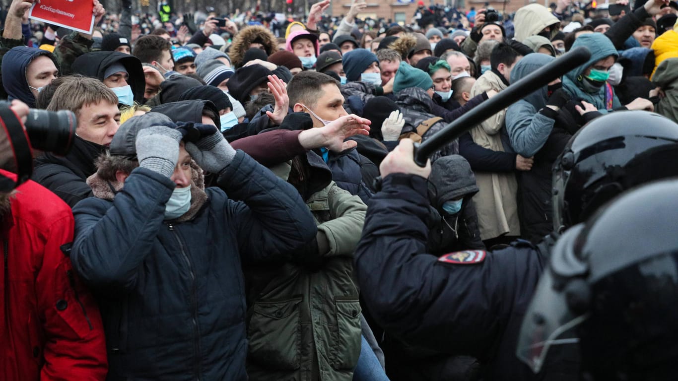 Moskau: 1.320 Festnahmen hat es am letzten Wochenenden allein in der Hauptstadt gegeben.