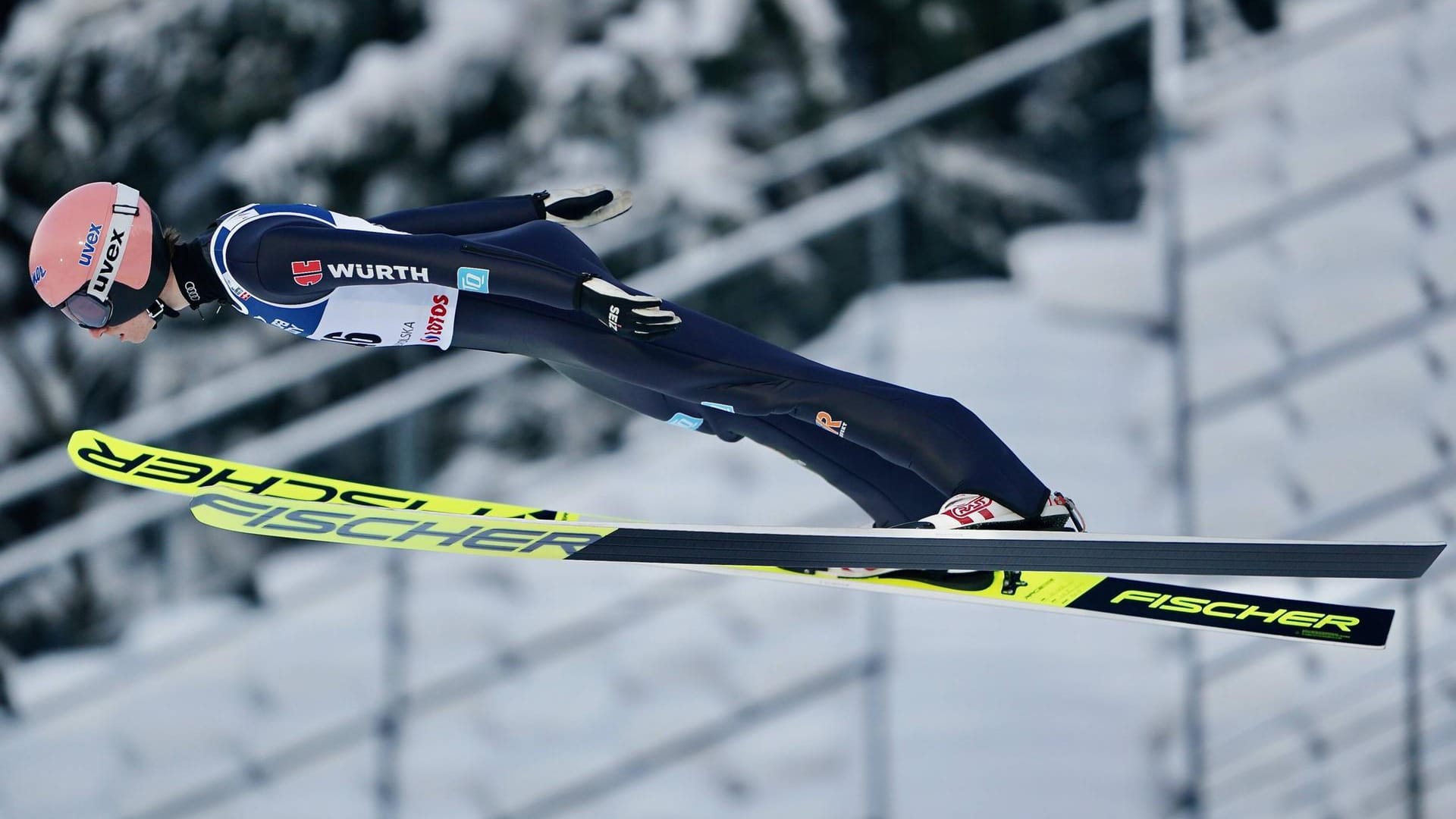 Karl Geiger: Der DSV-Springer erreichte im Finale 142 Meter.