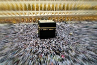 Die Kaaba in Mekka ist das wichtigste Heiligtum im Islam. In der Türkei gab es Festnahmen wegen angeblicher Verunglimpfung des Monuments.