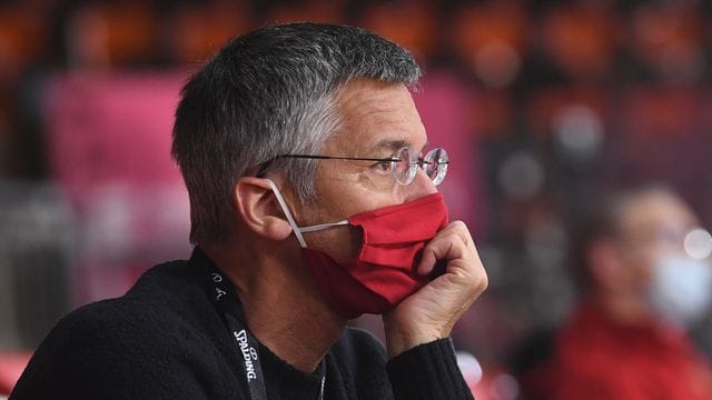 Erwartet wegen der Pandemie ein hohes Umsatzminus beim FC Bayern München: Vereinspräsident Herbert Hainer. Erwartet wegen der Pandemie ein hohes Umsatzminus beim FC Bayern München: Vereinspräsident Herbert Hainer.