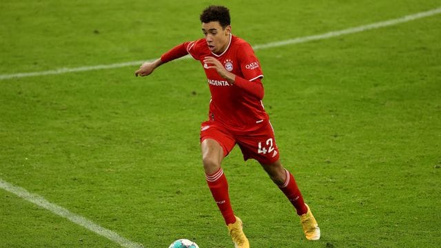 Wird von Bundestrainer Löw als "außergewöhnlich großes Talent" gelobt: Jamal Musiala vom FC Bayern München. Wird von Bundestrainer Löw als "außergewöhnlich großes Talent" gelobt: Jamal Musiala vom FC Bayern München.