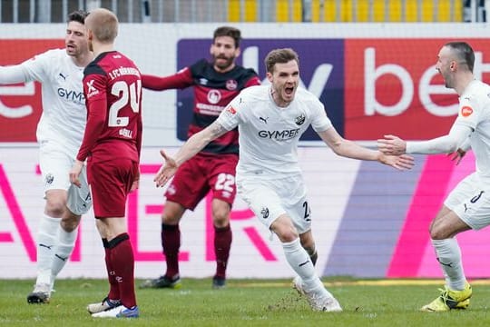 Nils Röseler (M) ebnete Sandhausen mit seinem Tor den Weg zum Heimsieg gegen Nürnberg.