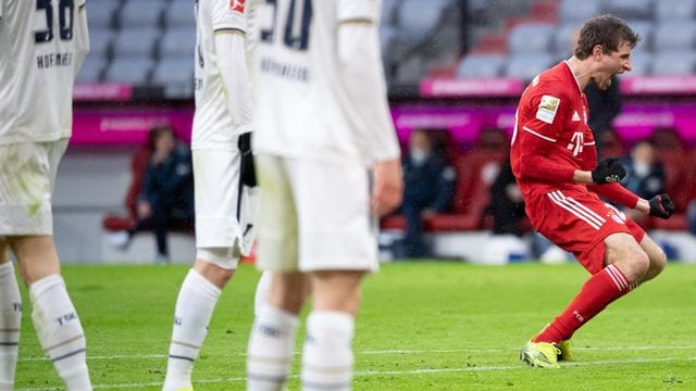 Unterstrich auch gegen Hoffenheim seine bestechende Form: Bayern-Urgestein Thomas Müller. Unterstrich auch gegen Hoffenheim seine bestechende Form: Bayern-Urgestein Thomas Müller.