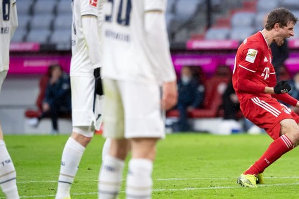 Unterstrich auch gegen Hoffenheim seine bestechende Form: Bayern-Urgestein Thomas Müller.