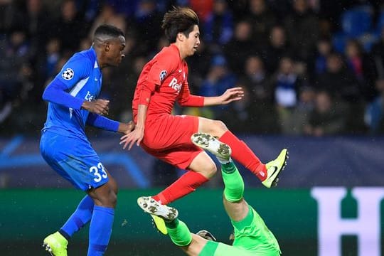 Geht künftig für Bielefeld auf Torejagd: Masaya Okugawa (rotes Trikot).