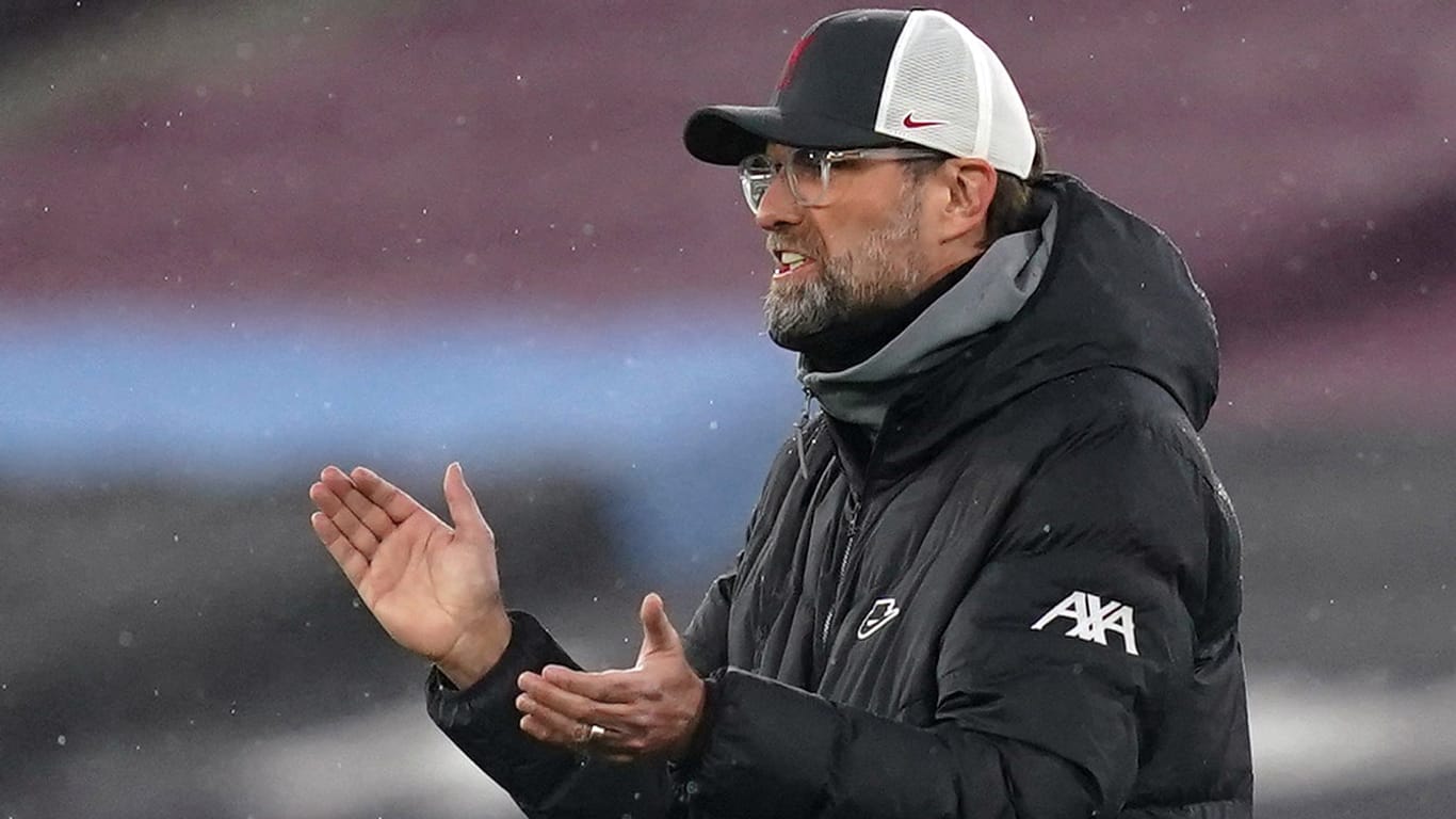 Jürgen Klopp: Der Liverpool-Trainer ist mit seinem Team in der Premier League wieder näher an die Tabellenspitze gerückt.