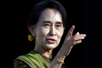 Die De-facto-Regierungschefin von Myanmar, Aung San Suu Kyi, ist von der Armee festgenommen worden (Archivbild). Das Militär hat die Macht übernommen.