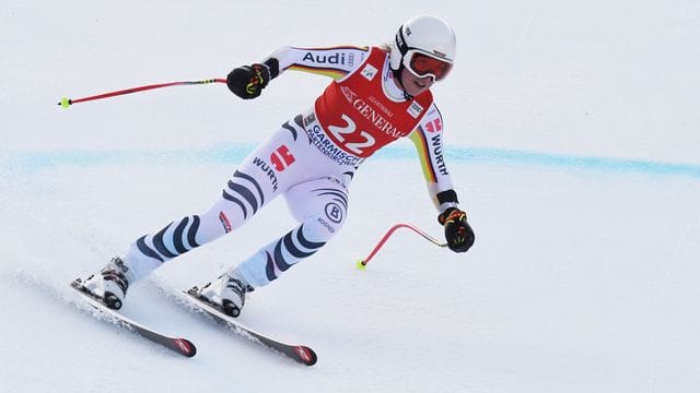 Fuhr beim Heimweltcup in Garmisch-Partenkirchen hinterher: Kira Weidle. Fuhr beim Heimweltcup in Garmisch-Partenkirchen hinterher: Kira Weidle.