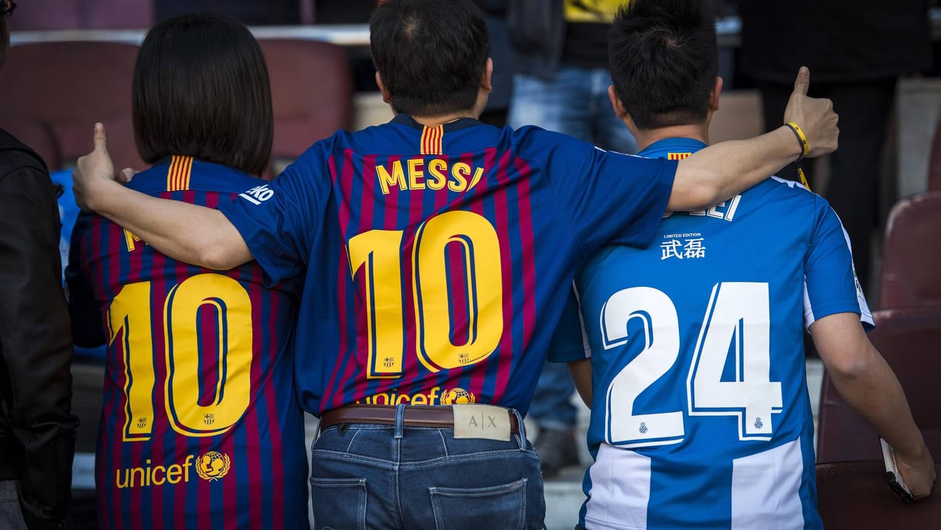 Das Trikot von Lionel Messi mit der Nummer 10 wird weltweit gerne gekauft.