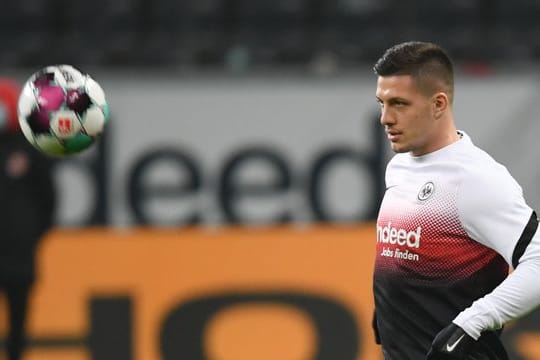 Frankfurter Torgarantie: Real-Leihgabe Luka Jovic.