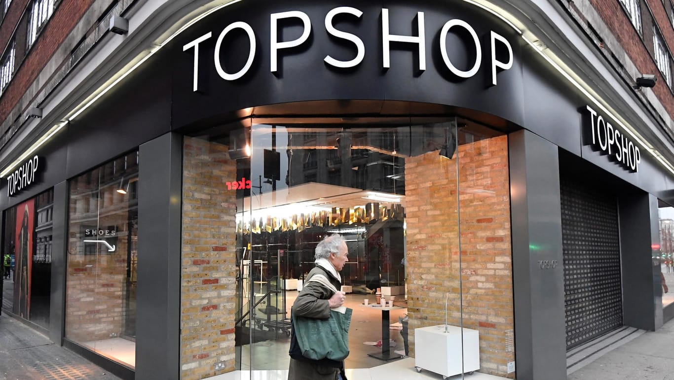 Ein Topshop-Geschäft in London (Symbolbild): Asos übernimmt die Marke.