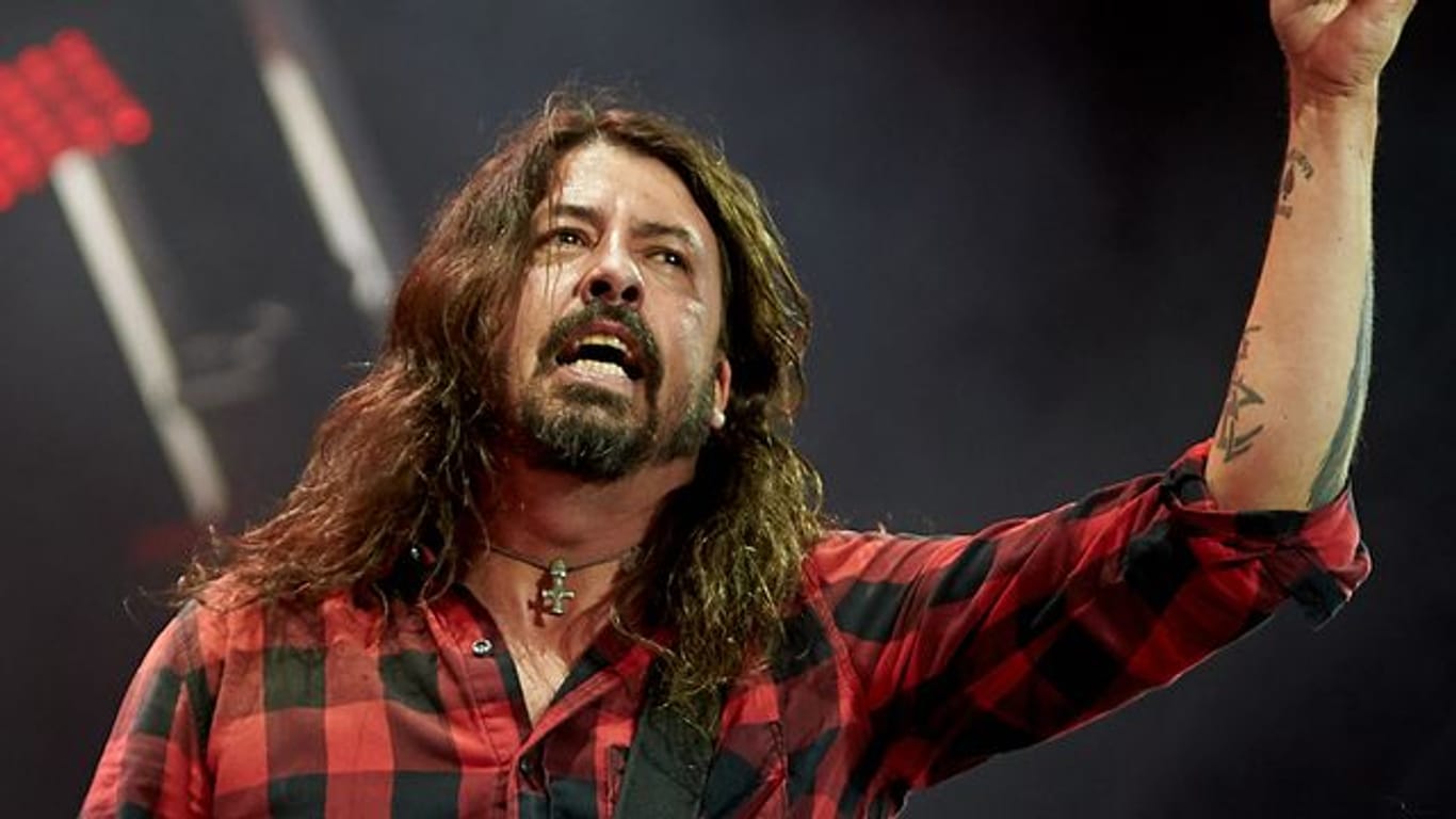 Foo-Fighters-Frontmann Dave Grohl beim Festival Rock am Ring 2018.