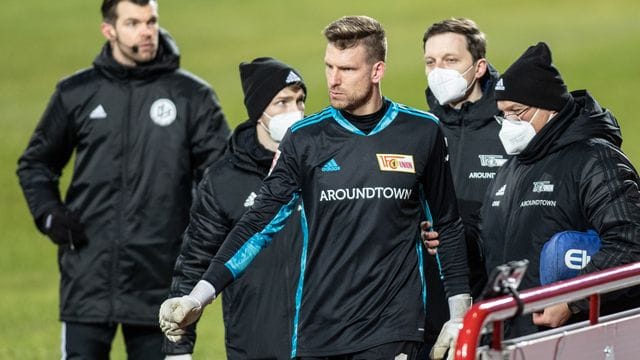 Musste gegen Gladbach nach einem Zusammenprall ausgewechselt werden: Union-Keeper Andreas Luthe. Musste gegen Gladbach nach einem Zusammenprall ausgewechselt werden: Union-Keeper Andreas Luthe.
