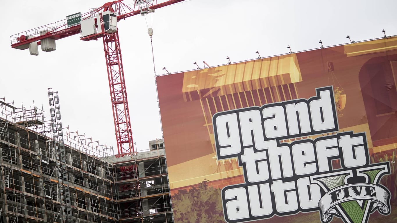 Plakate für GTA 5 in Berlin: Der Start des letzten Videospiels der Reihe wurde aufwendig inszeniert