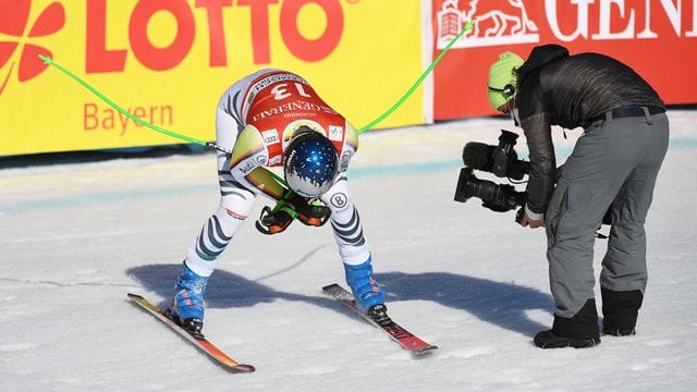 Ausgepumpt: Thomas Dreßen gab in Garmisch-Partenkirchen sein Comeback. Ausgepumpt: Thomas Dreßen gab in Garmisch-Partenkirchen sein Comeback.