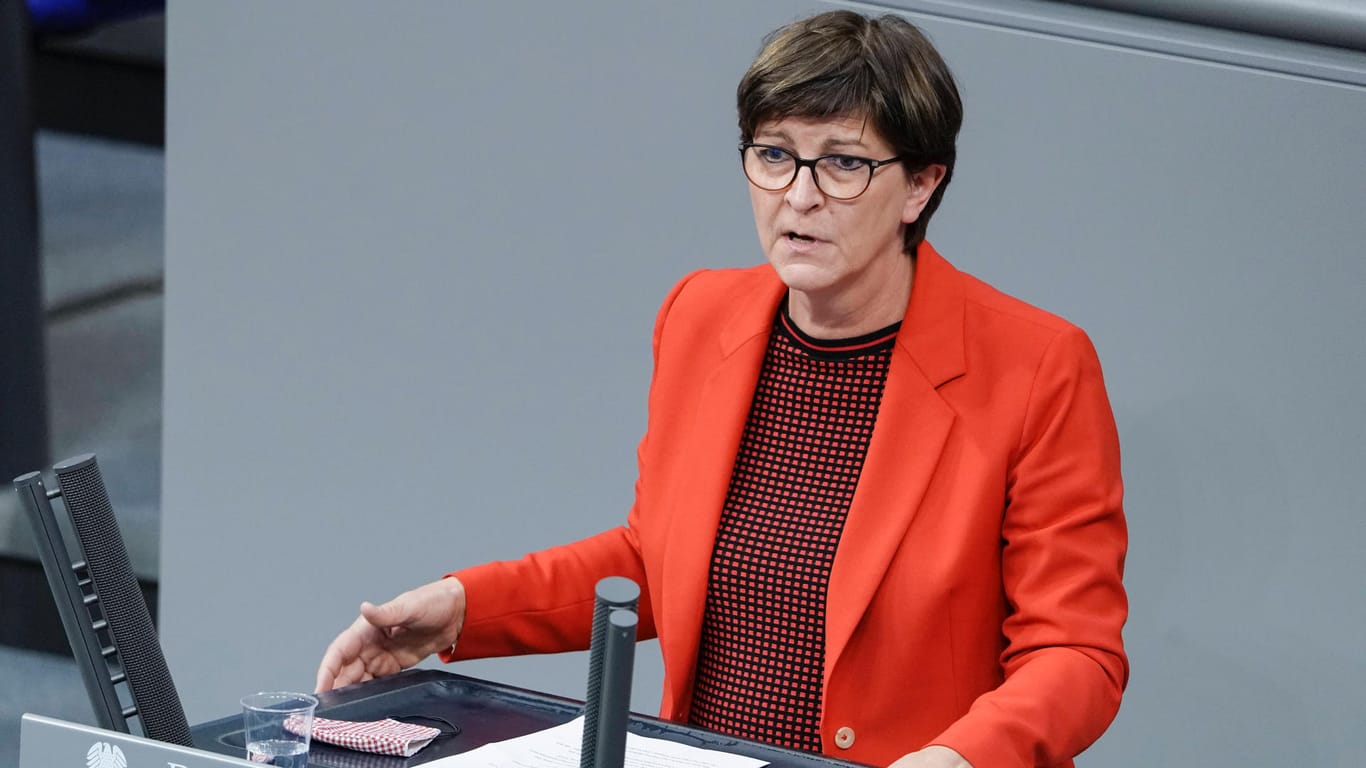 Saskia Esken, Bundesvorsitzende der SPD: Die Partei will besonders Familien in der Pandemie stärken.
