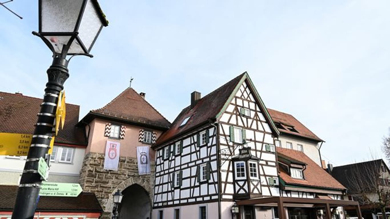 Das Alte Stadttor markiert den Eingang zur Stadt Mühlheim an der Donau.