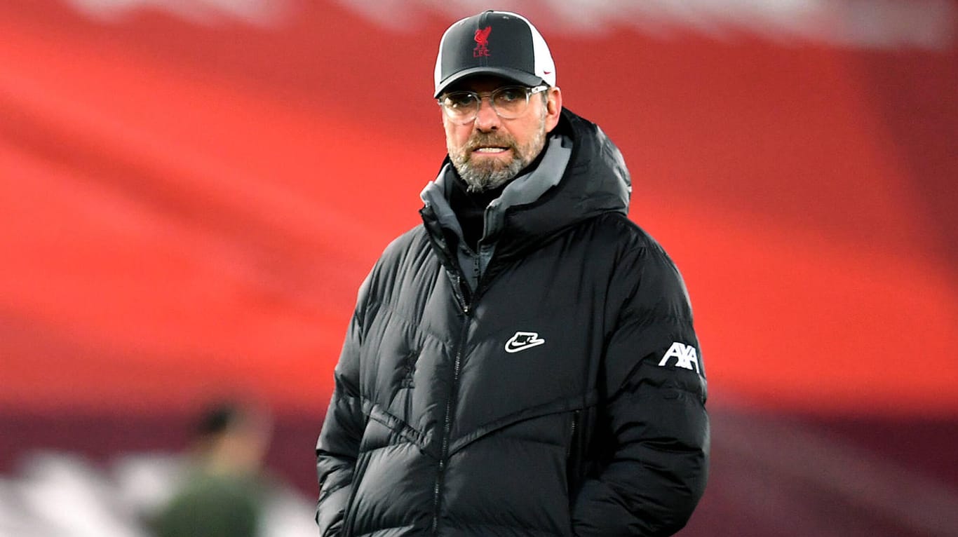 Jürgen Klopp: Der Coach darf mit seinem FC Liverpool nicht zum Spiel nach Leipzig reisen.