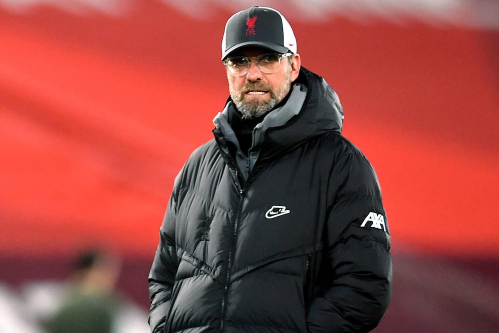 Jürgen Klopp: Der Coach darf mit seinem FC Liverpool nicht zum Spiel nach Leipzig reisen.
