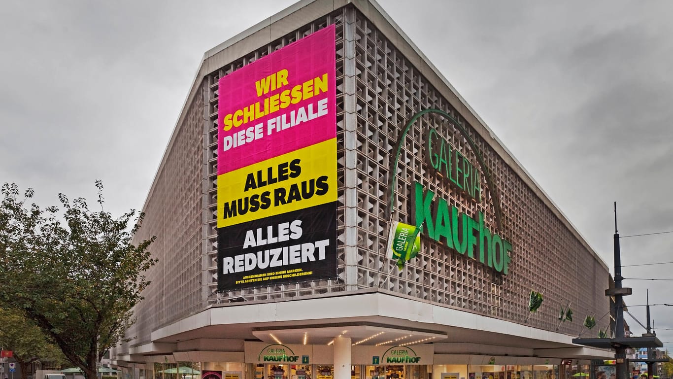 Galeria-Kaufhof-Filiale in Witten (Archivbild): Dieses Kaufhaus ist seit Herbst 2020 für immer geschlossen.