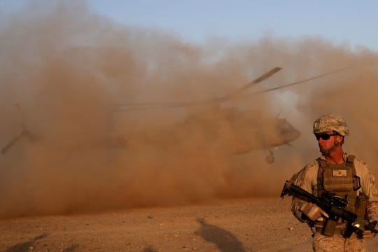 Ein US-Soldat in der Provinz Helmand.