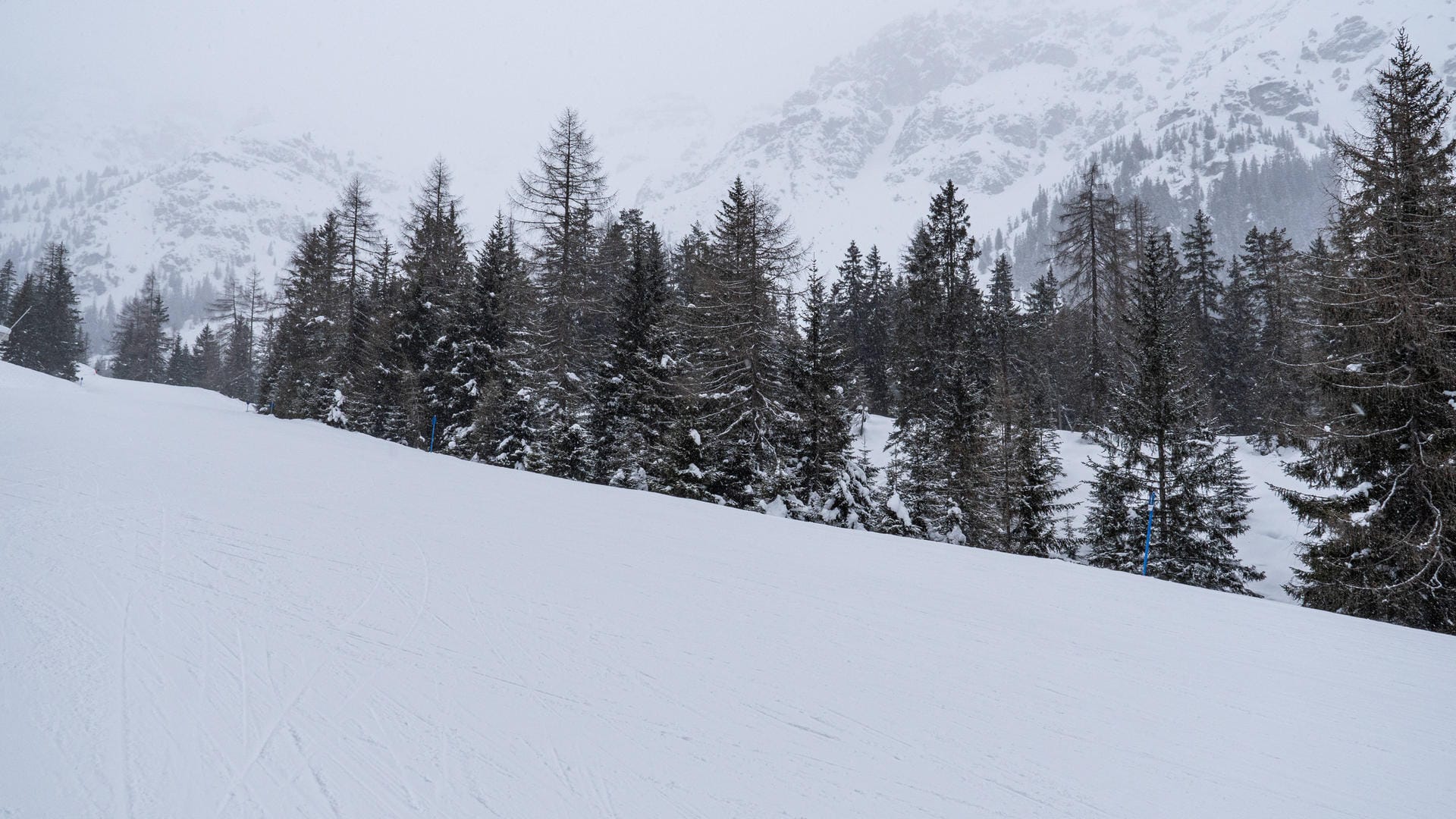 Piste in Österreich (Symbolbild): Ein vierjähriges Mädchen starb bei einem Rodelunfall.