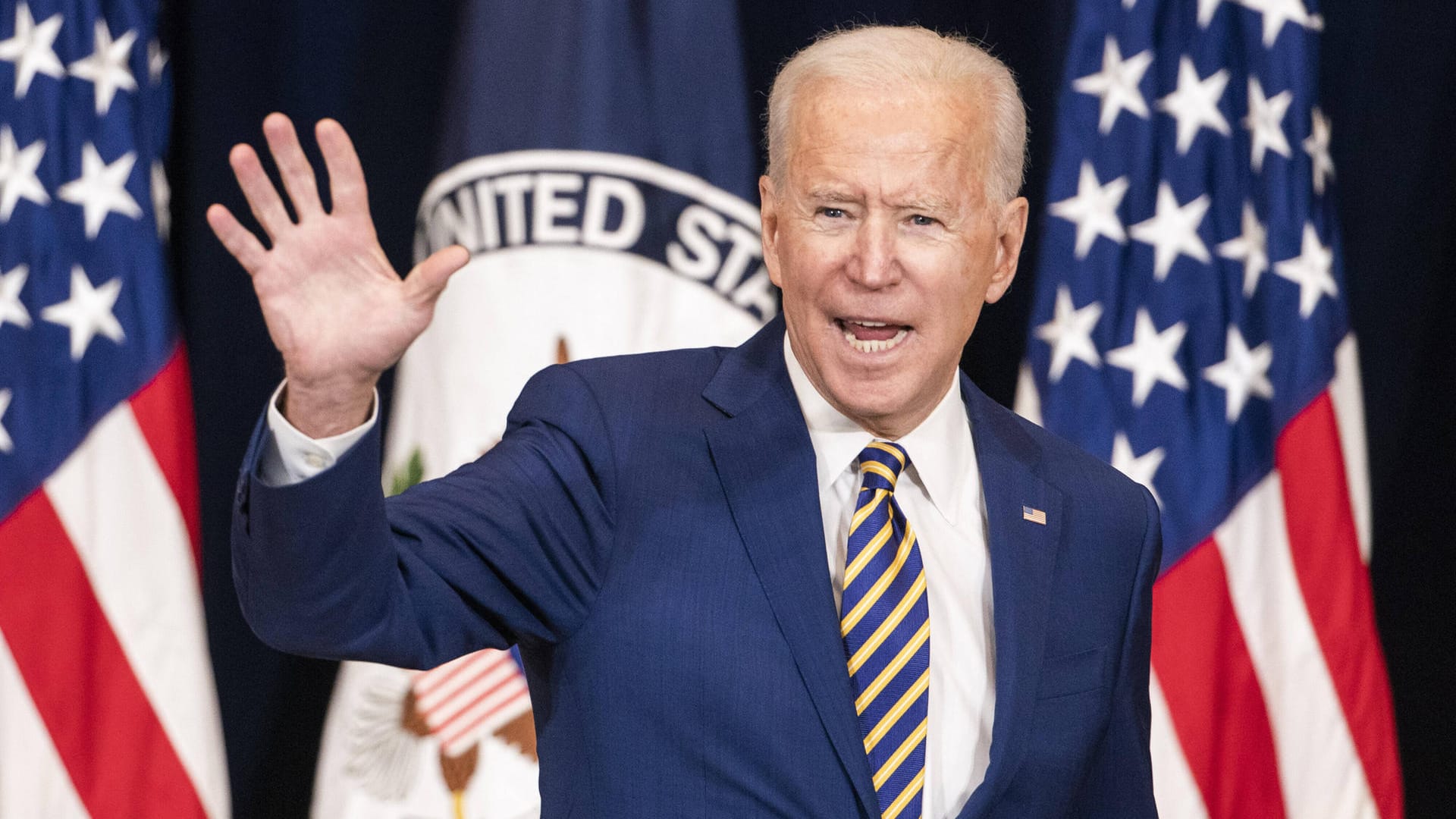 Joe Biden: Von nun an will er sich regelmäßig mit Bürgern über deren Probleme und Anliegen unterhalten. Joe Biden: Von nun an will er sich regelmäßig mit Bürgern über deren Probleme und Anliegen unterhalten.