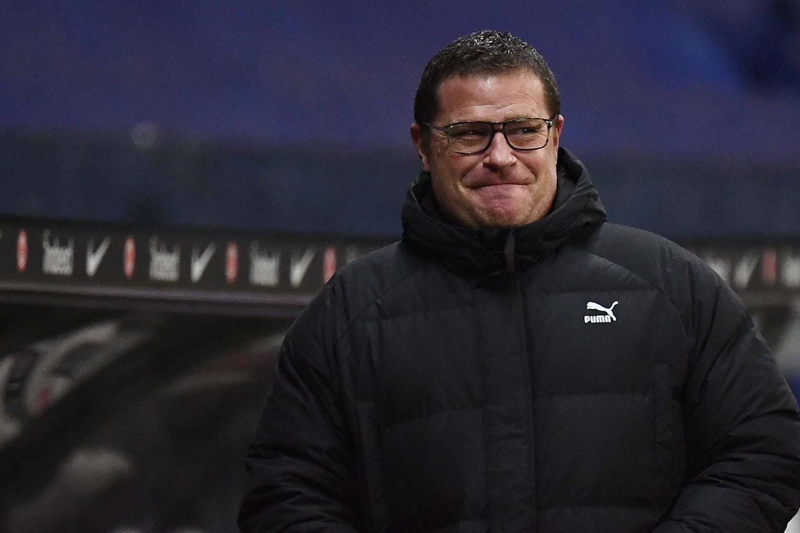 Max Eberl: Der Sportdirektor ist noch immer sehr sicher, was einen Verbleib von Marco Rose bei Gladbach angeht.
