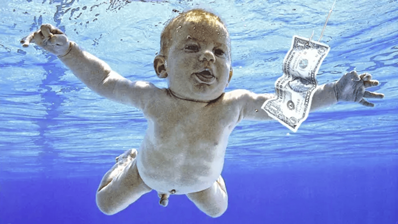Nevermind: Das Album von Nirvana ist legendär – und das Baby ist heute ein 30-jähriger Mann.