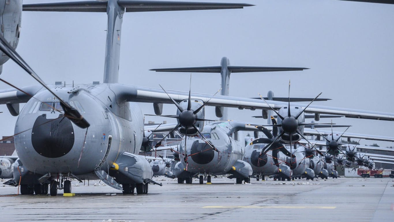 Airbus-Transportflieger der Bundeswehr: Deutschland will 2021 erneut mehr Geld für Verteidigung ausgeben.