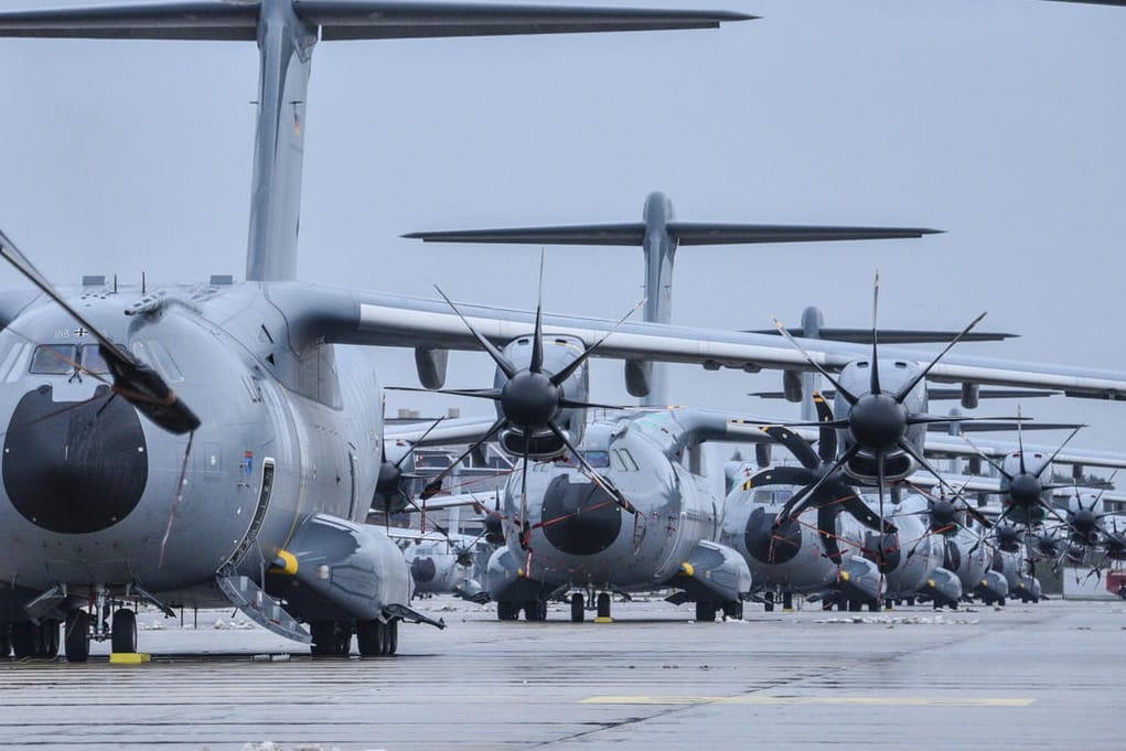 Airbus-Transportflieger der Bundeswehr: Deutschland will 2021 erneut mehr Geld für Verteidigung ausgeben.