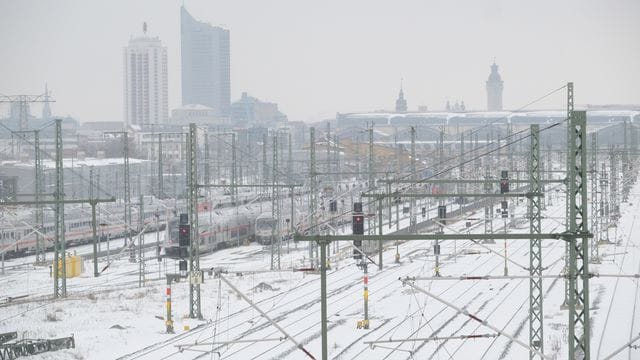 Winterwetter in Sachsen