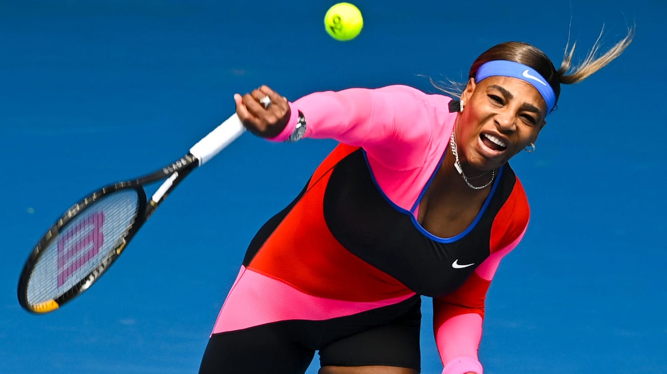 Serena Williams: Bei den Australian Open beeindruckte die Tennis-Ikone auch durch ihr Outfit. Round Women s singles