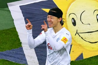 Jae-Sung Lee: Der Koreaner traf für Holstein Kiel gegen Fortuna Düsseldorf.