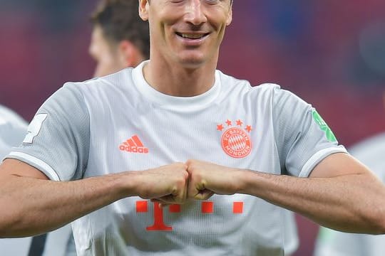 Münchens Robert Lewandowski will auch am Donnerstag im Finale der Club-WM jubeln.