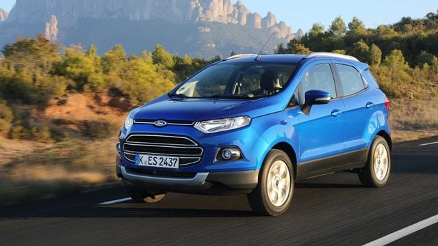 Kleiner Hochsitz: Mit dem Ecosport hat Ford seit 2014 auch ein kleines SUV im Programm.