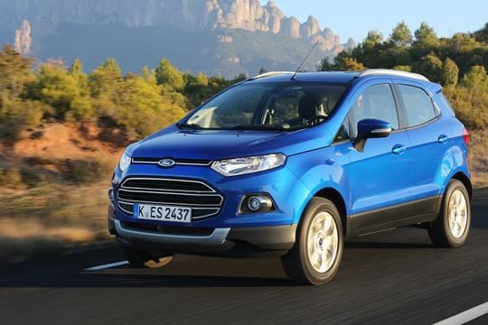 Kleiner Hochsitz: Mit dem Ecosport hat Ford seit 2014 auch ein kleines SUV im Programm.