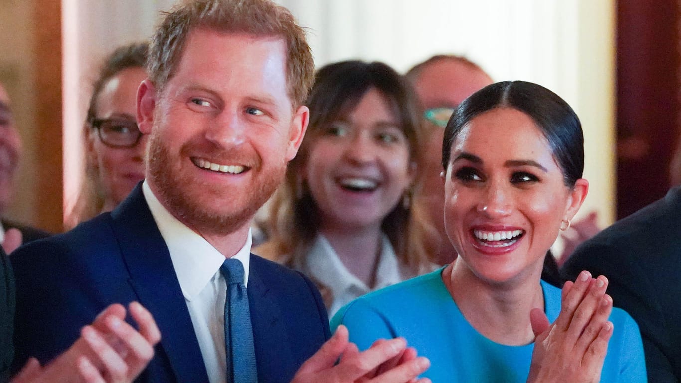 Prinz Harry und Herzogin Meghan: Die beiden überraschten Jugendliche bei einem virtuellen Meeting.