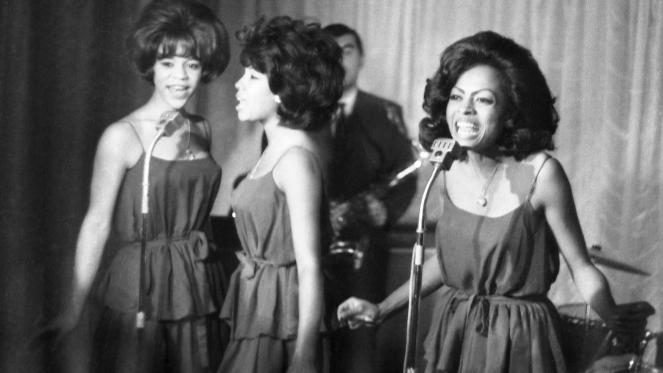 The Supremes 1964: Florence Ballard, Mary Wilson und Diana Ross