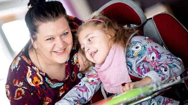 Trotz der erschwerten Bedingungen durch die Corona-Pandemie war Katharina Kuhlemann im vergangenen Jahr mit Emma für vier Wochen im Kinderhospiz Löwenherz in Syke.