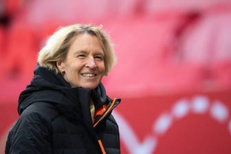 Klare Ansage von Bundestrainerin Martina Voss-Tecklenburg: "Wir gehen auf den Platz, um die Spiele zu gewinnen.