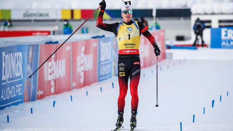 Johannes Thingnes Bö: Der Norweger gewann in dieser Saison vier Weltcup-Einzelrennen und liegt in der Gesamtwertung vor seinen Landsmännern Sturla Holm Laegreid, Tarjei Bö und Johannes Dale auf Platz eins.