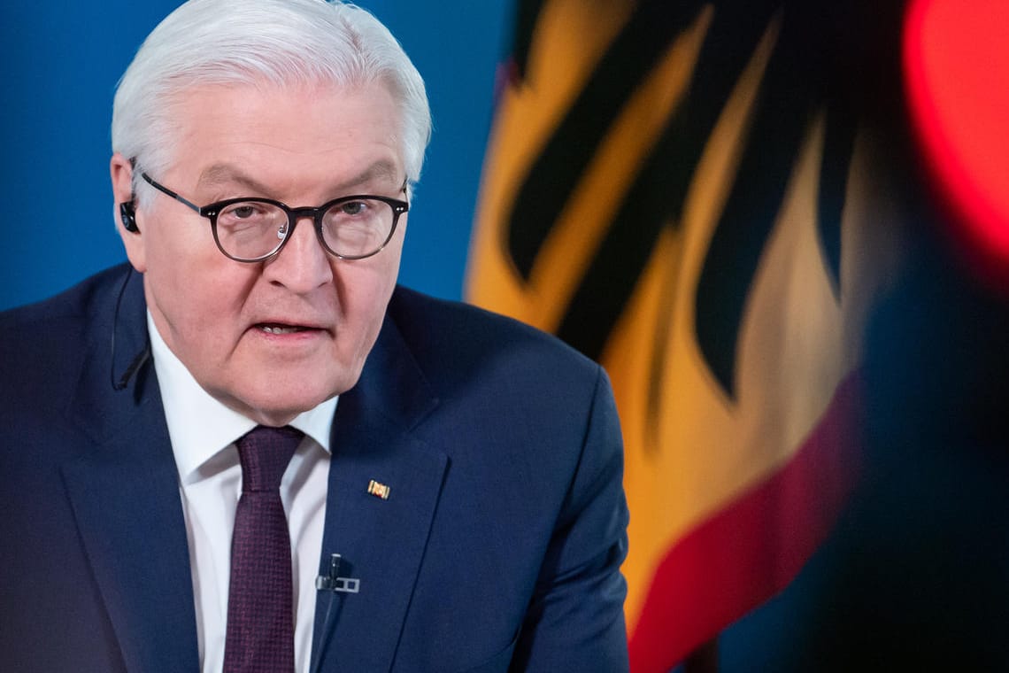 Bundespräsident Frank-Walter Steinmeier: "Der Text des Interviews spricht für sich."