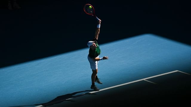 Chancenlos gegen Dominic Thiem: Dominik Koepfer.
