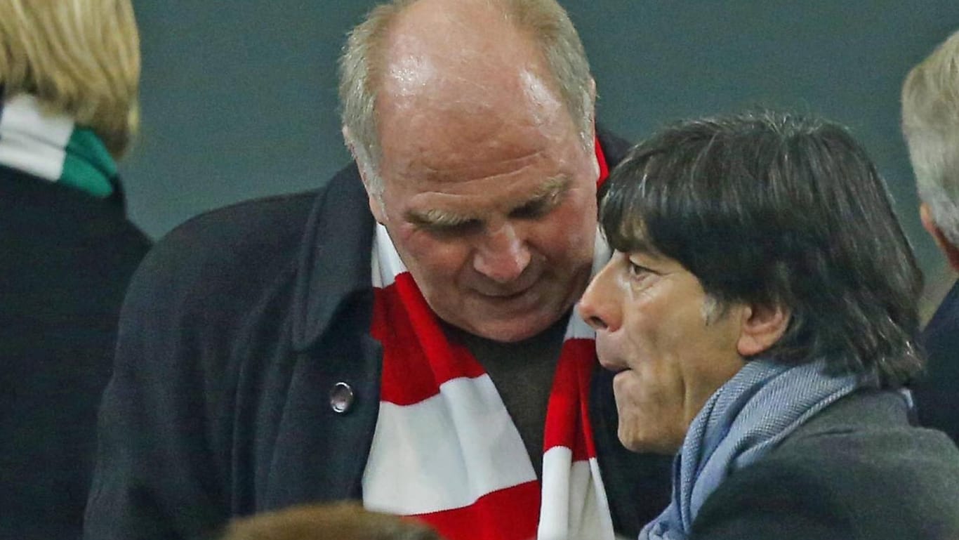 Bundestrainer Joachim Löw freut sich auf die Zusammenarbeit mit Uli Hoeneß: Das Bild stammt aus dem Januar 2014.