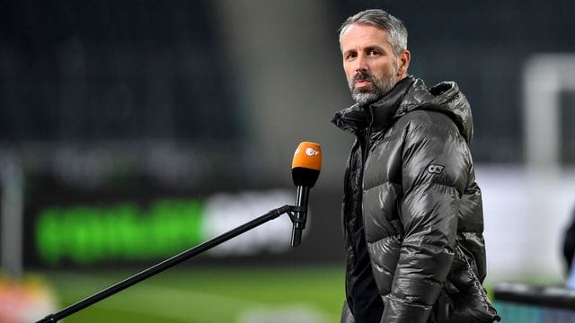 Wird vom Gladbacher Fanprojekt kritisiert: Trainer Marco Rose. Wird vom Gladbacher Fanprojekt kritisiert: Trainer Marco Rose.